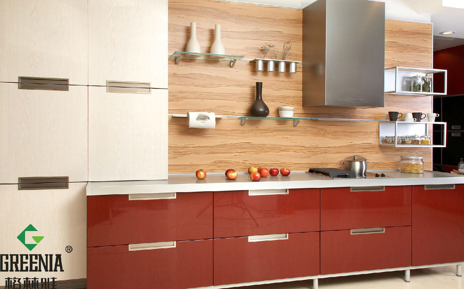 0.8mm防火貼面板應用