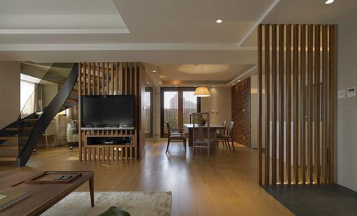 防火板飾面裝修的玄關(guān) 防火板飾面裝修的玄關(guān)